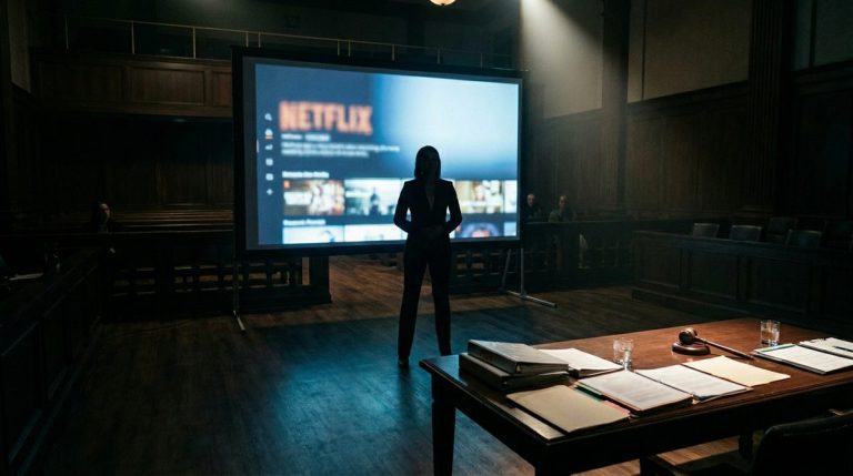 Woman silhouette in courtroom seâ¦ 202606231910